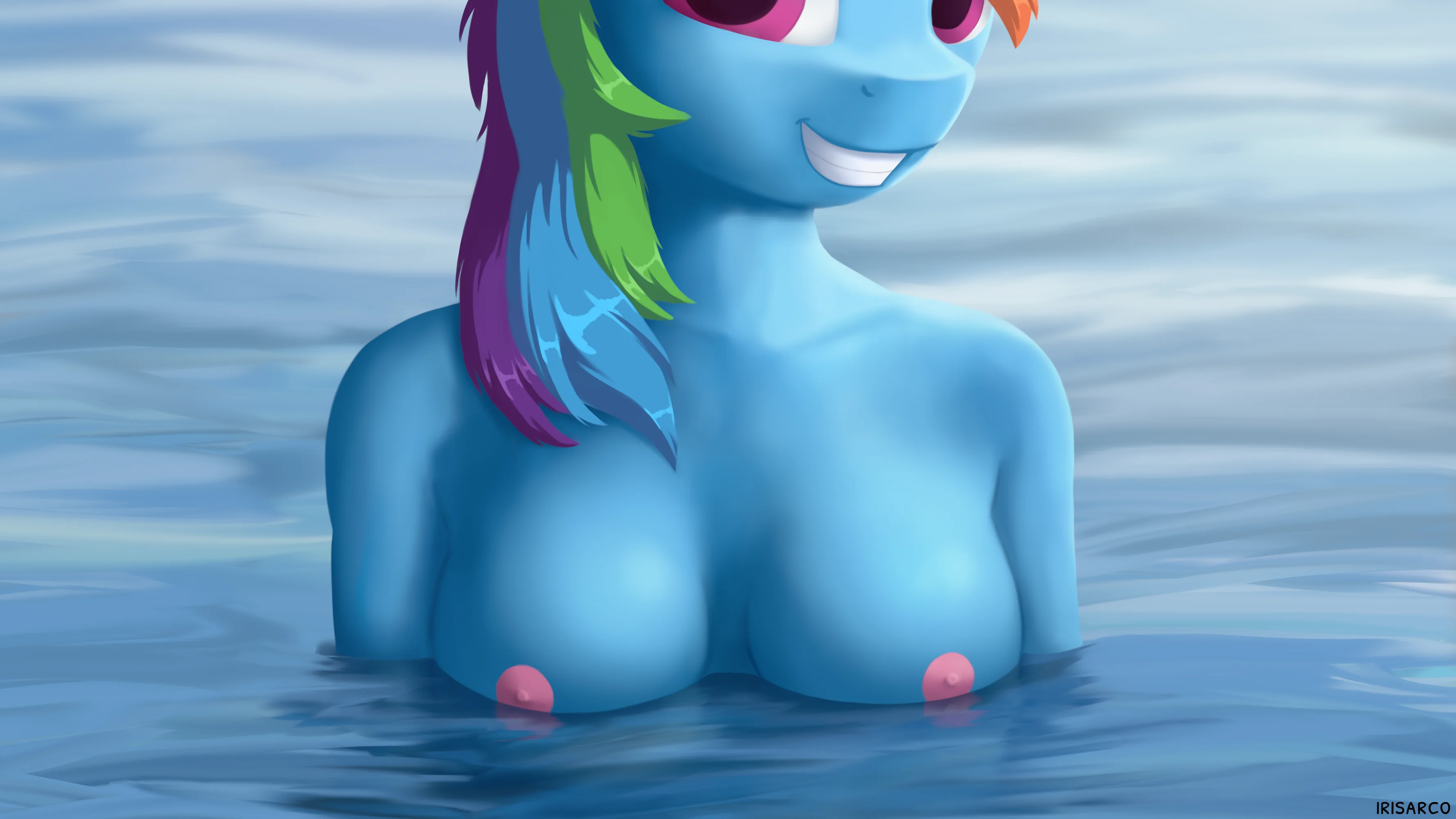 Swimming with Dashie (2/2)